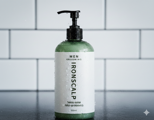 IronScalp - שמפו מנטול בתוספת עץ התה