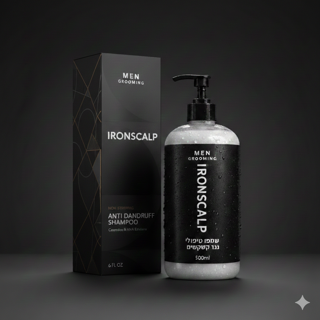 IRONSCALP - שמפו טיפולי נגד קשקשים